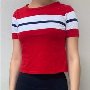 Pacsun Pink and Blue Tee